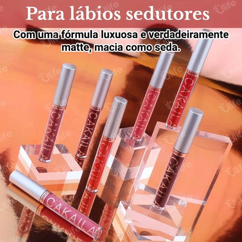 10-Color CAKAILA Velvet Matte Lip Set