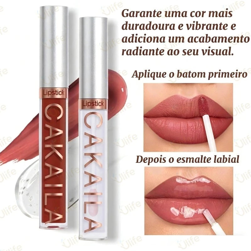 10-Color CAKAILA Velvet Matte Lip Set