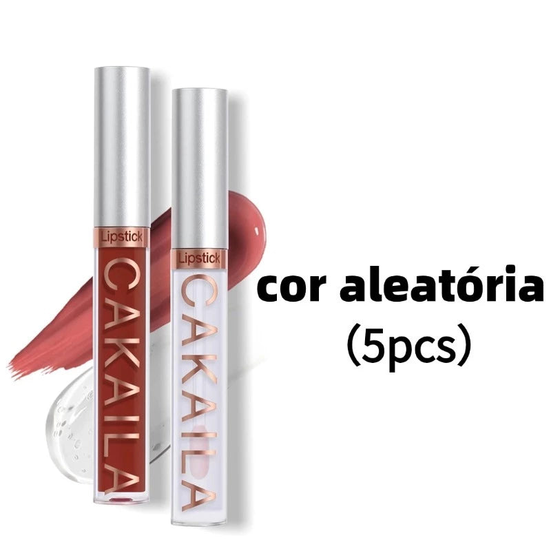 10-Color CAKAILA Velvet Matte Lip Set