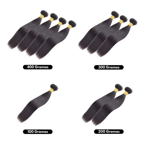 100% Human Natural Hair Straight On Screen 50g - All Sizes Available