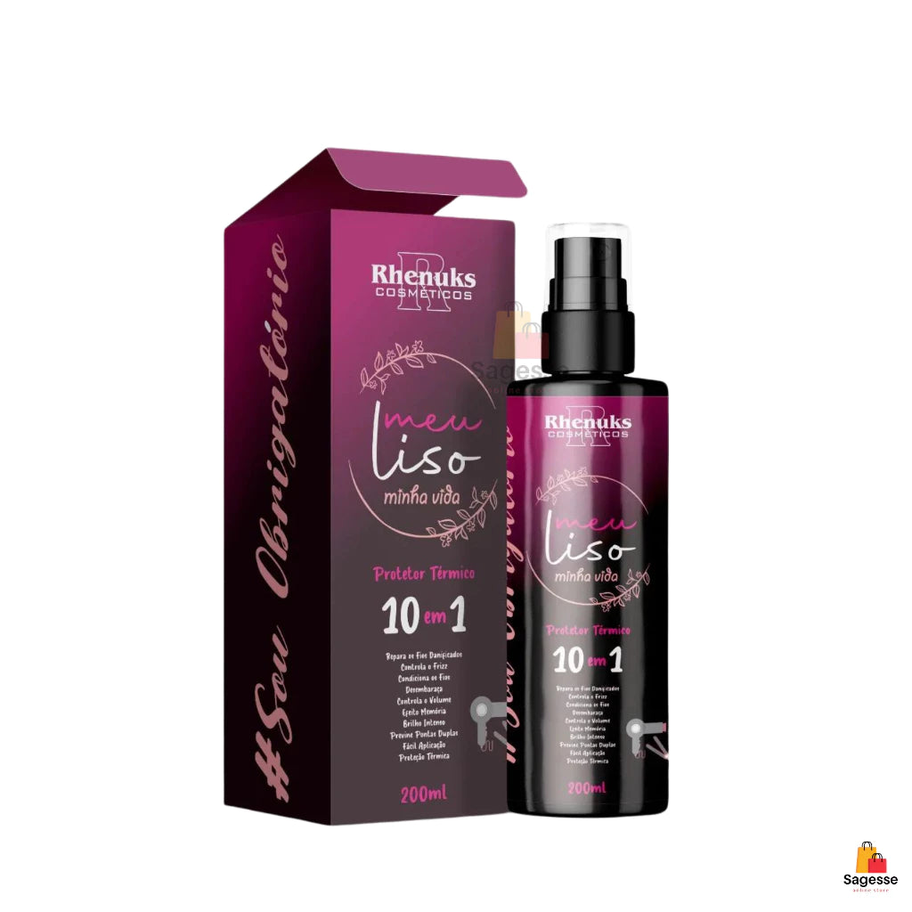 10 in 1 Thermal Protective Spray Hair My Smooth My Life Finishing 200ml Rhenuks