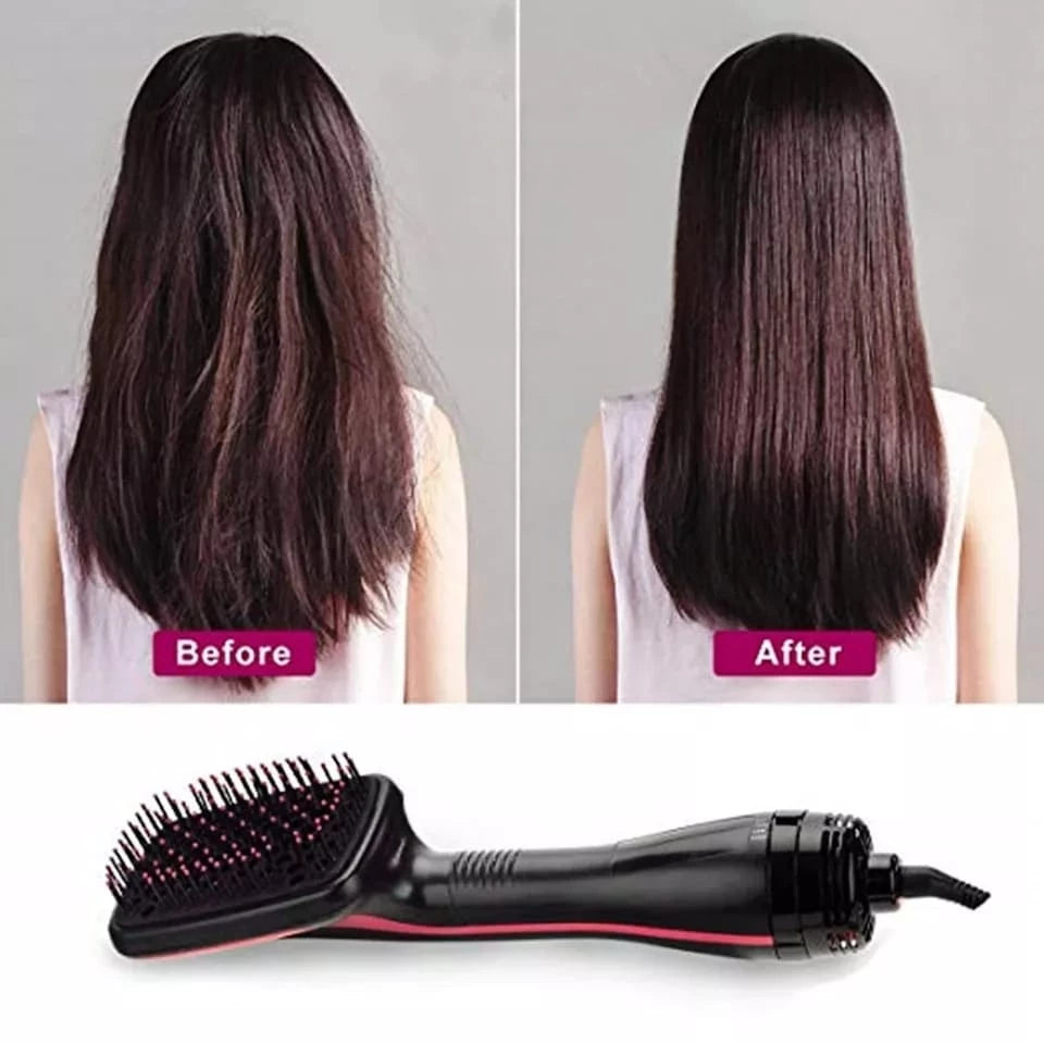 1600w Premium Soft Brush 3 Ion Modes 110V Hair Dryer Straightener Brush