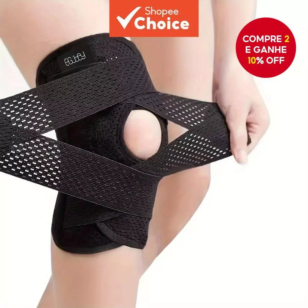 1Pc Breathable Knee Brace for Men Women Adjustable Pain Relief