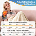 2-in-1 Electric Shoulder Heating Pads, Massager, Pain Relief, 5000mAh, Heated Wrap