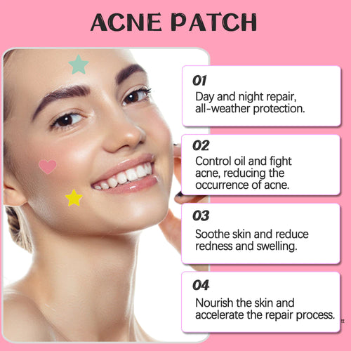 360 Pcs Acne Patches for Face, Hydrocolloid Pimple Cover Pimples and Spots, Spot Patch