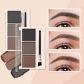 3D Eyebrow Powder Kit – 3 Colors, Smudge-Proof, Includes Brush