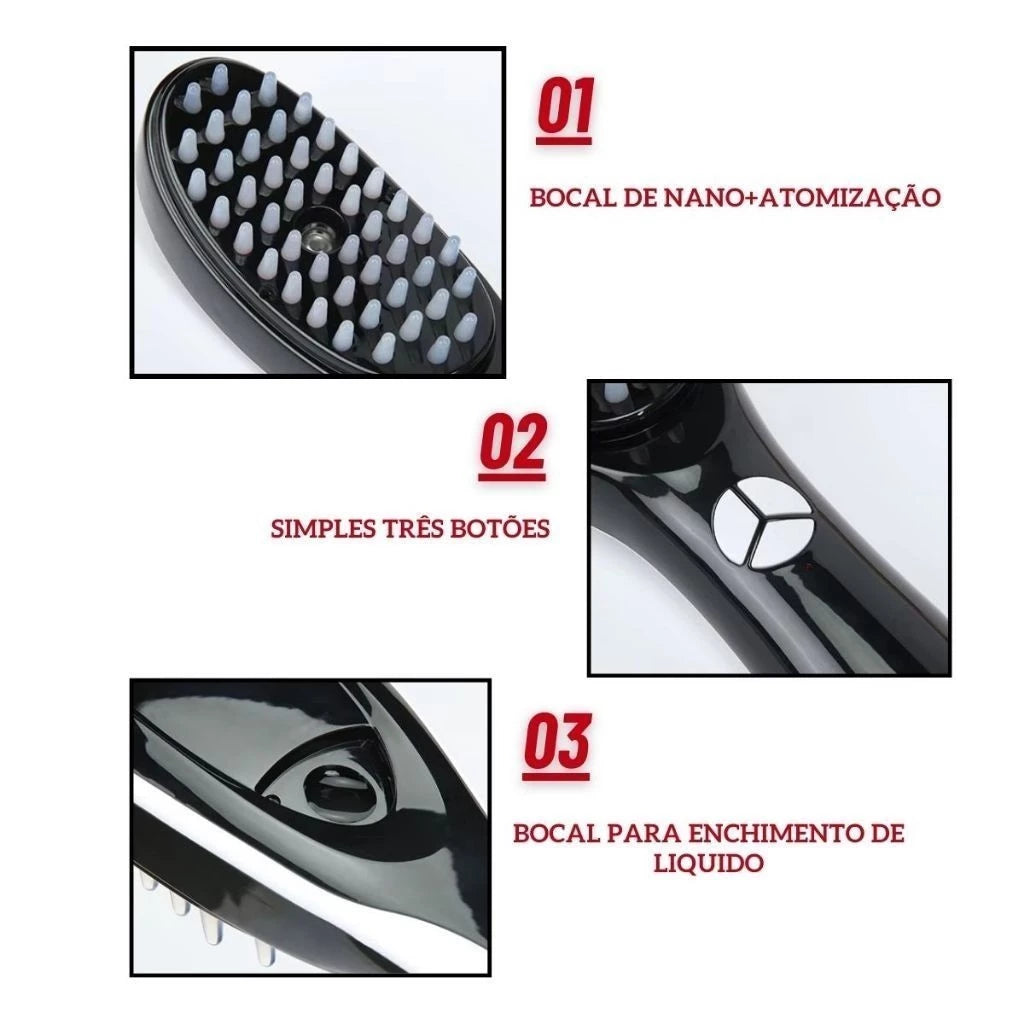 4-in-1 Laser Massage Brush – Hair Treatment and Anti-Hair Loss
