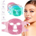 ANA1108 Hot Cold Relaxing Thermal Face Mask In Velvet And Gel, Reusable Cold Compress