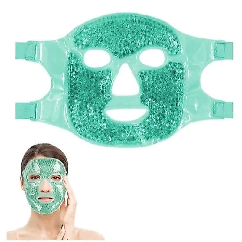 ANA1108 Hot Cold Relaxing Thermal Face Mask In Velvet And Gel, Reusable Cold Compress