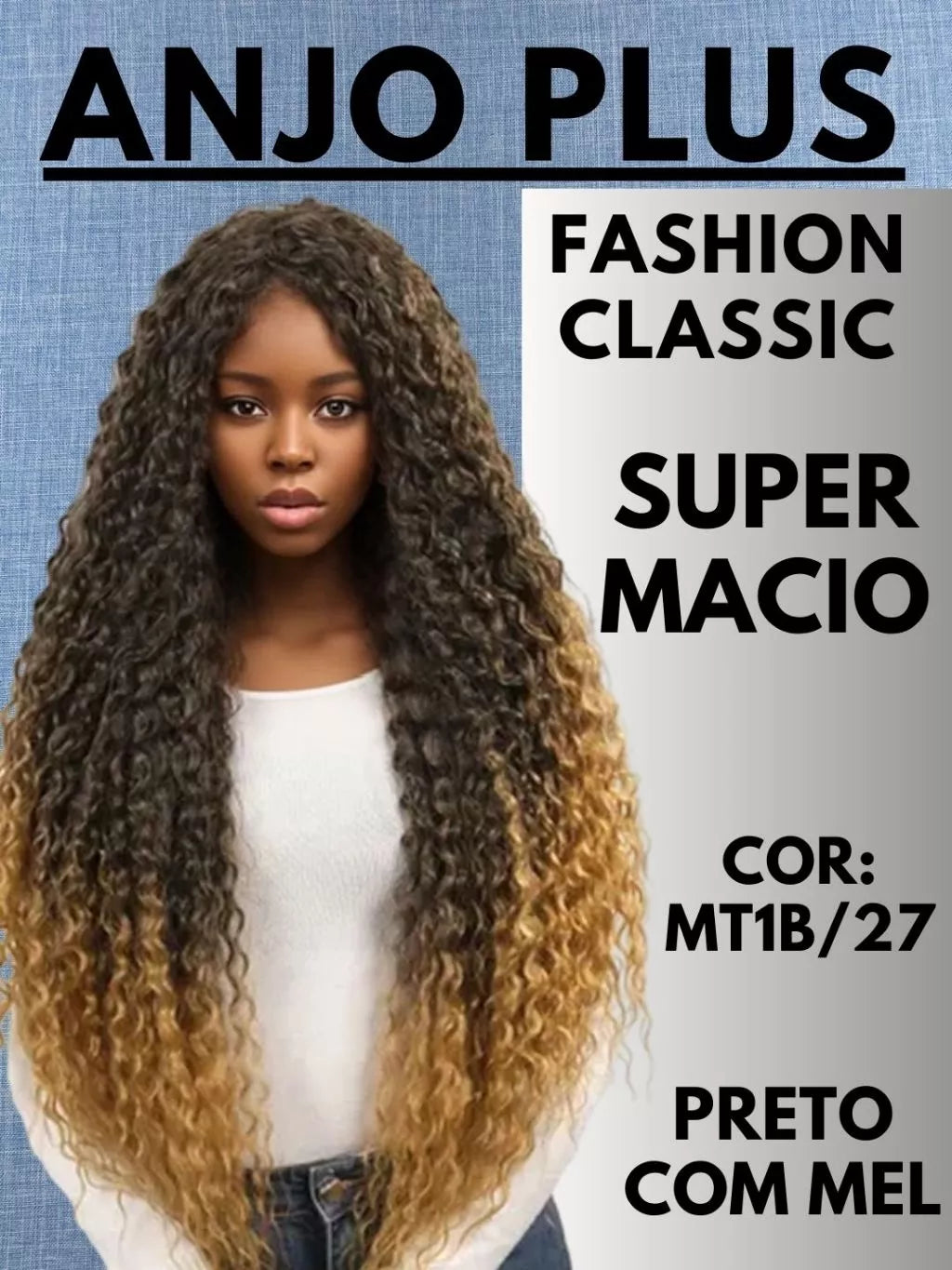 Anjo Plus 80cm FASHION CLASSIC 300g Curly Hair - Bio Fiber