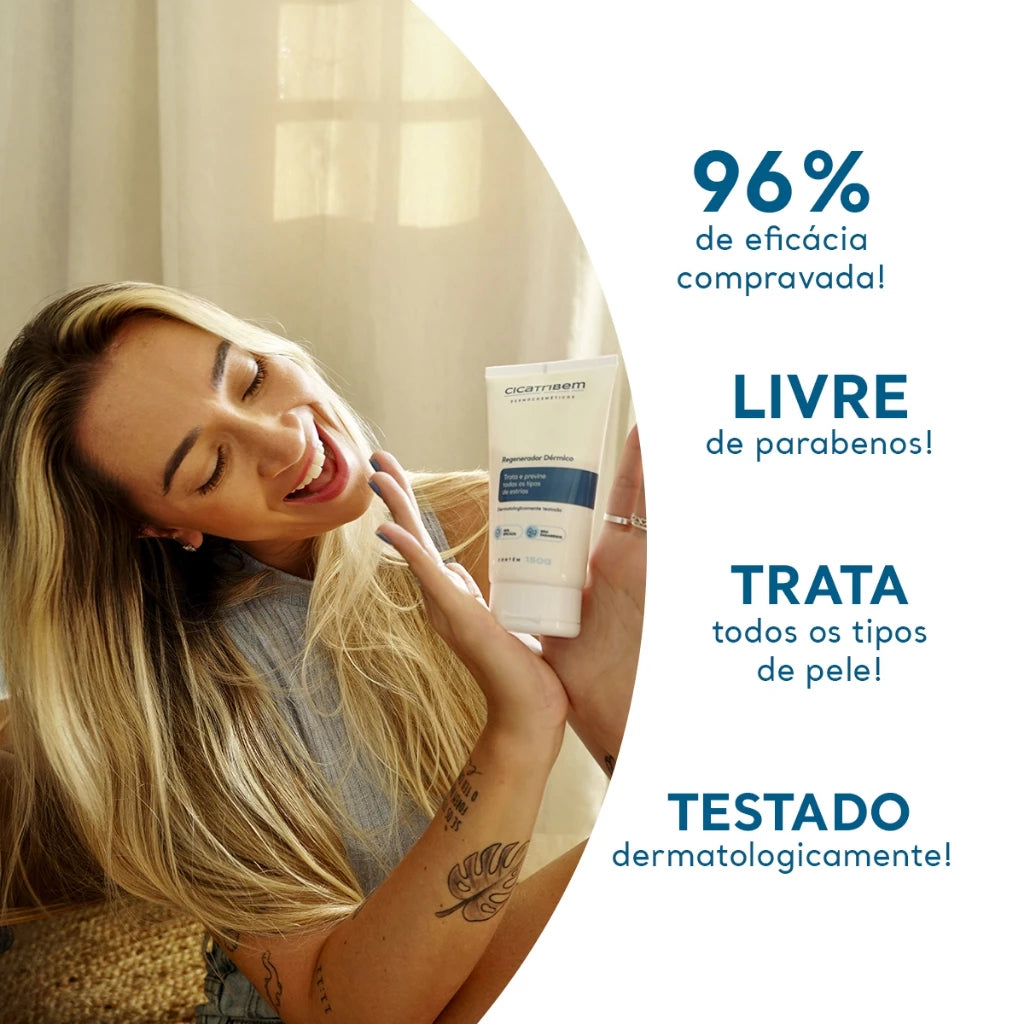 Anti-Stretch Mark Moisturizing Cream Dermal Regenerating 150g - Cicatribem - Stretch Mark Cream