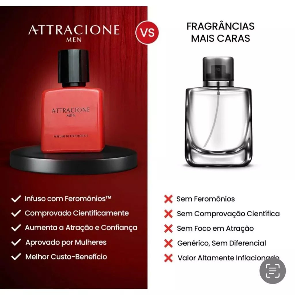 Attracione Men – Men's Perfume with Activated Pheromones