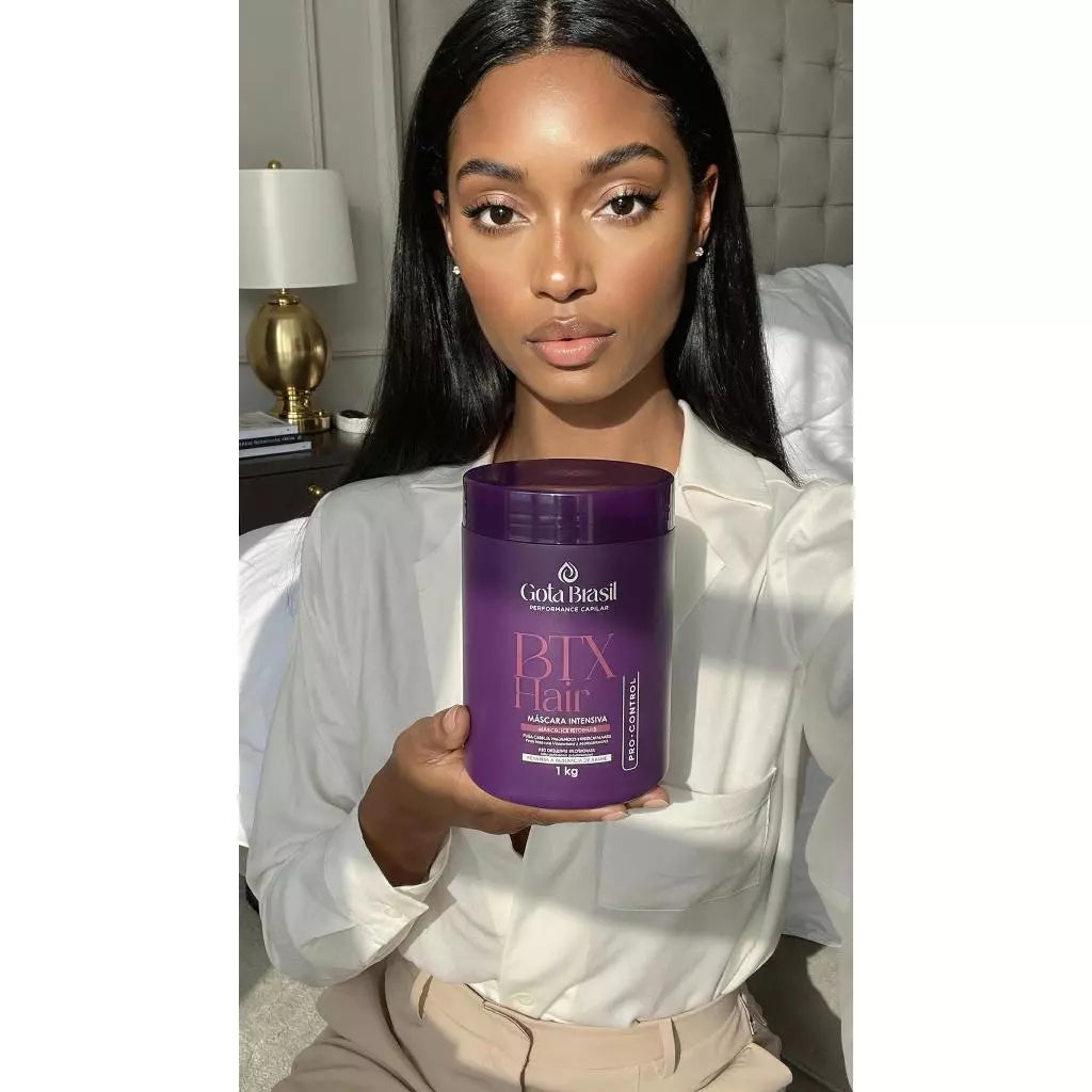 BTX Organic Hair Volume Reducer Formaldehyde Free 1kg + Thermal Protector and Finishing Oil