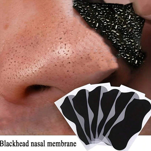 Bamboo Charcoal Blackhead Nose Strips – Deep Pore Cleansing, Acne Removal & Brightening