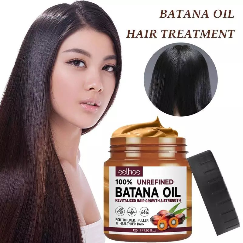 Batana Oil Hair Mask, Treatment for Dry and Frizzy Hair, Repairing Damaged Hair, Improves Bifurcated Hair