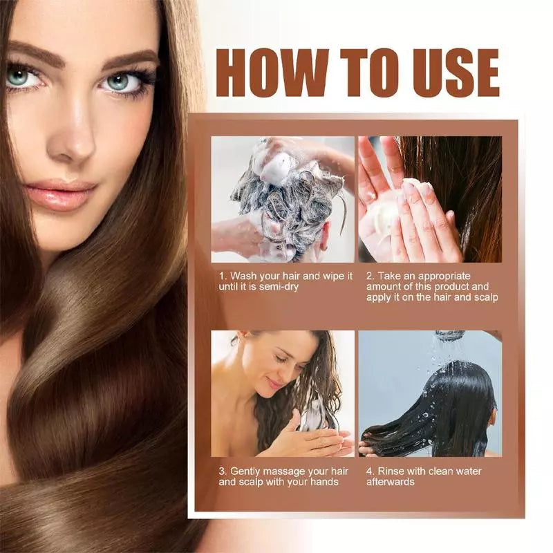 Batana Oil Hair Mask, Treatment for Dry and Frizzy Hair, Repairing Damaged Hair, Improves Bifurcated Hair