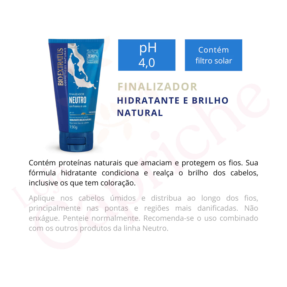 Bio Extratus Neutral Finishing Cream 150g Hydration