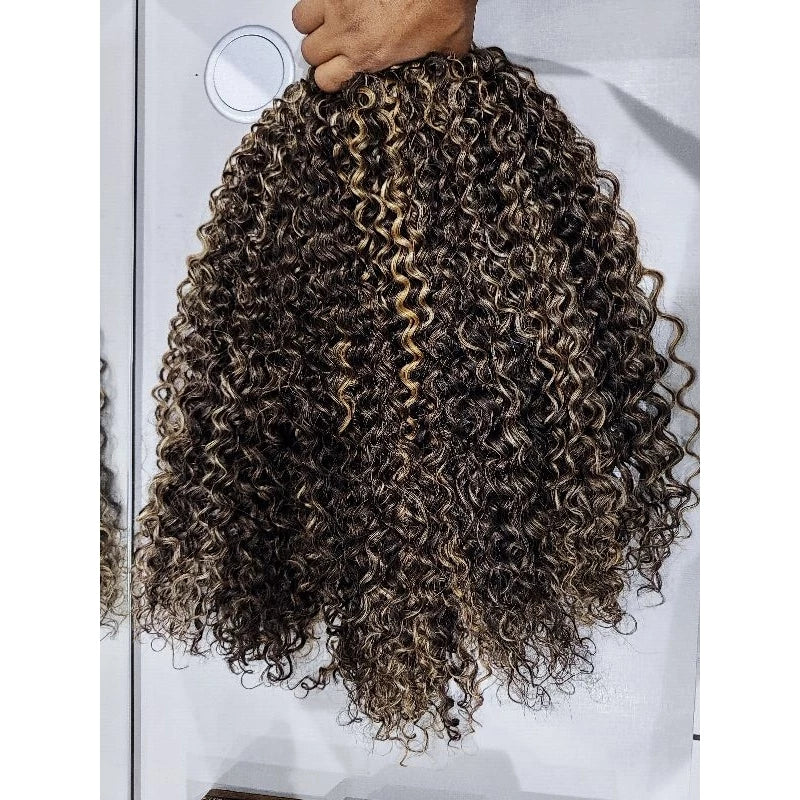 Bio humanized curly hair 320g for interlacing