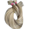 Blonde Human Hair Screen 100g 70cm Mega Hair