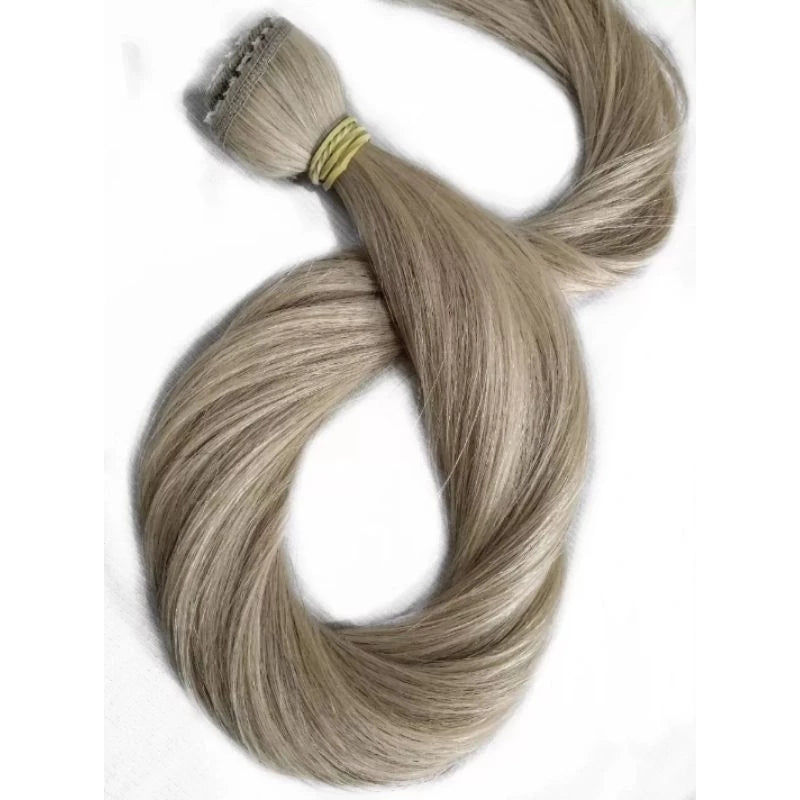 Blonde Human Hair Screen 100g 70cm Mega Hair