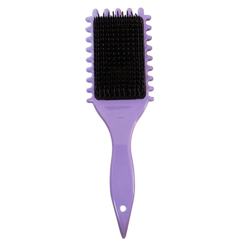 Boar Bristle Hair Brush with Teeth - Reduces Pressure, Separates and Defines Perfect Curls