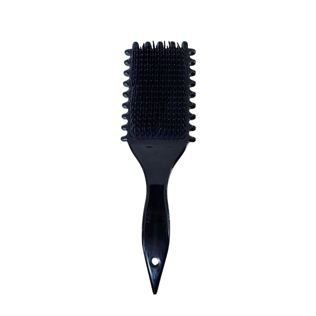 Boar Bristle Hair Brush with Teeth - Reduces Pressure, Separates and Defines Perfect Curls