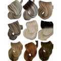 Cabelo Humano Loiro Fita Adesiva 100g 55cm Mega Hair