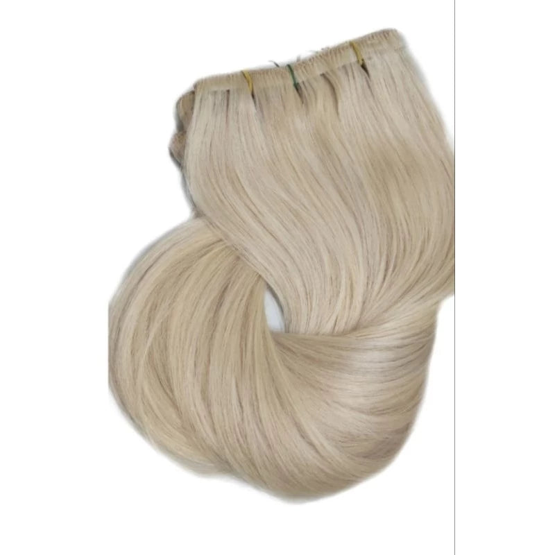 Cabelo Humano Loiro Fita Adesiva 100g 55cm Mega Hair