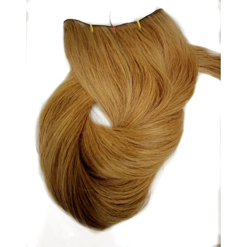 Cabelo Humano Loiro Fita Adesiva 100g 55cm Mega Hair