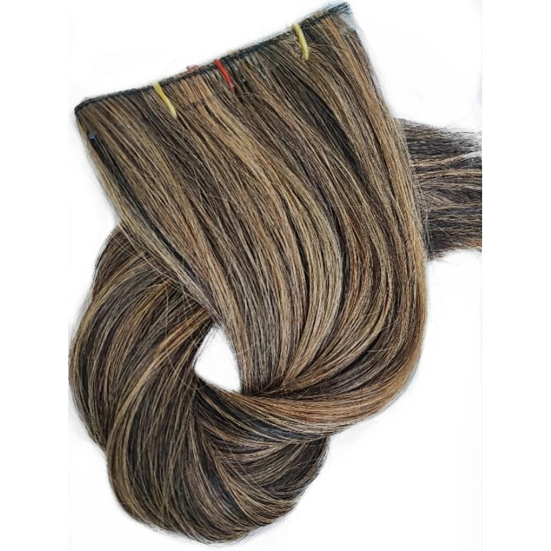 Cabelo Humano Loiro Fita Adesiva 100g 55cm Mega Hair
