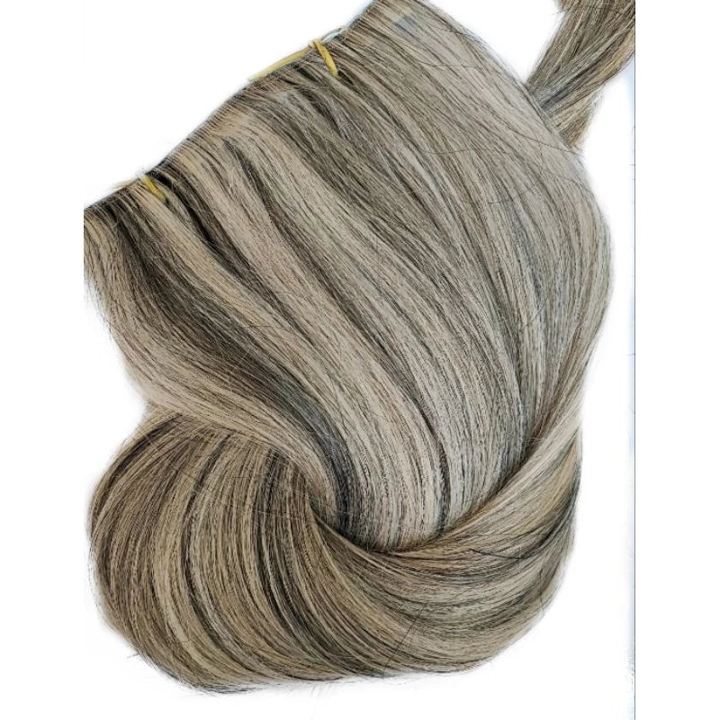Cabelo Humano Loiro Fita Adesiva 100g 55cm Mega Hair