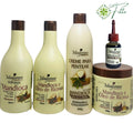 Maycrene Cassava Strengthening & Nutrition Kit – Shampoo, Conditioner, Mask, Leave-In Cream & End Repairer