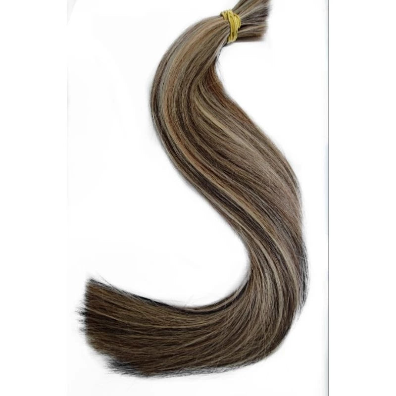 Clean Blonde Mechado Human Hair 30g to 100g Size 75cm Mega Hair Full Ends