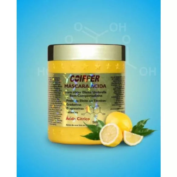 Coiffer Acid Mask for Straight Hair for Longer Hair 500g