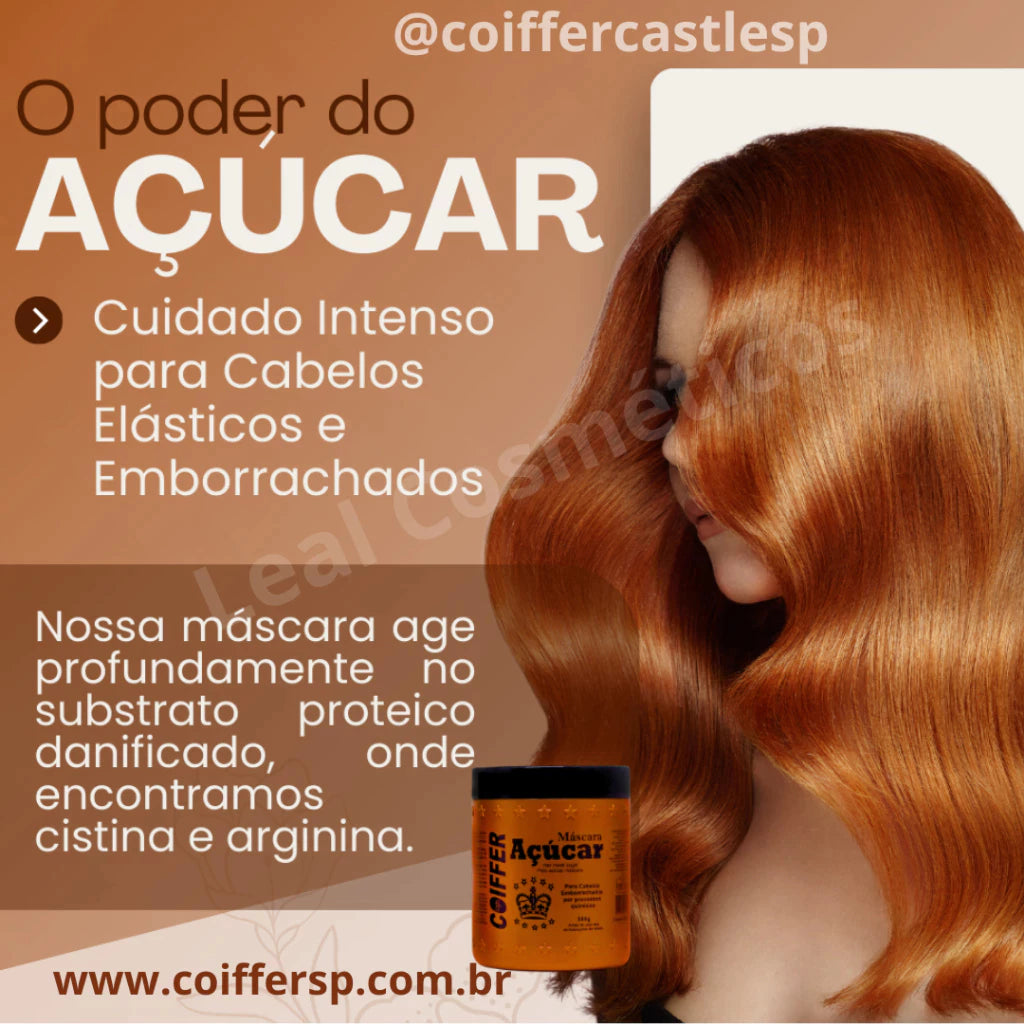 Coiffer Sugar Mask 500g for Elastic and Brittle Hair