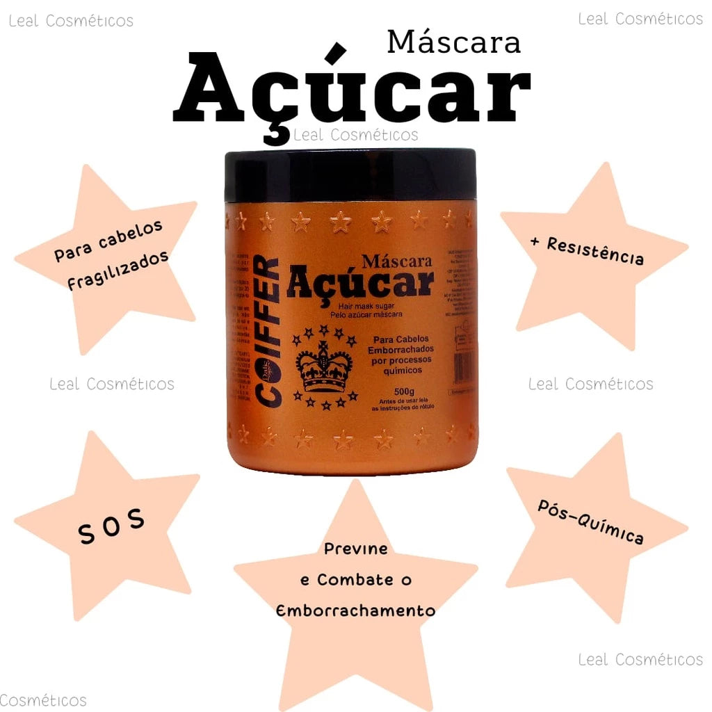 Coiffer Sugar Mask 500g for Elastic and Brittle Hair