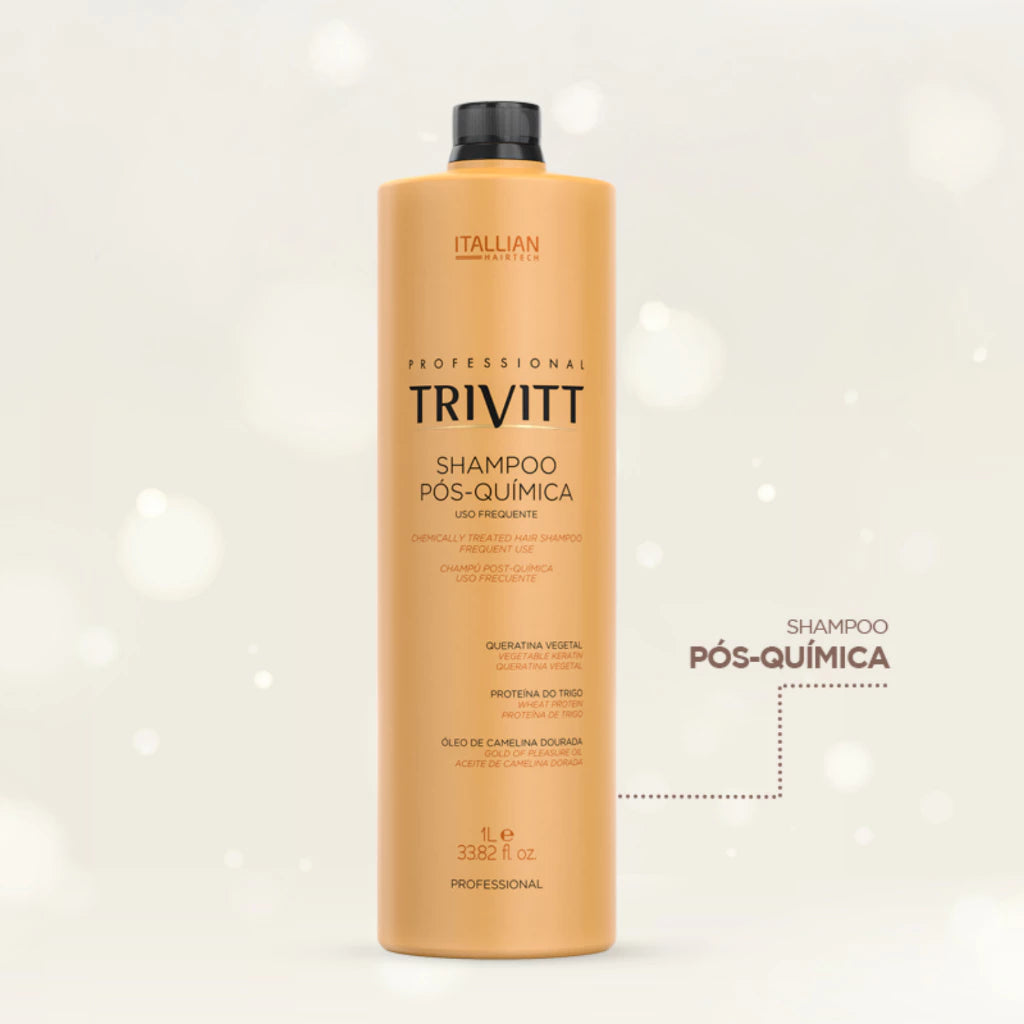 Combo 4 Produtos - Trivitt Itallian Color Mascara 1kg Shampoo Fluido e Reparador