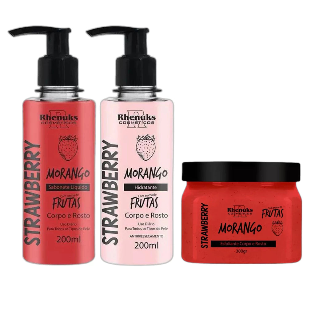 Complete Body and Face Kit — Moisturizer + Exfoliant + Soap (3 Items)