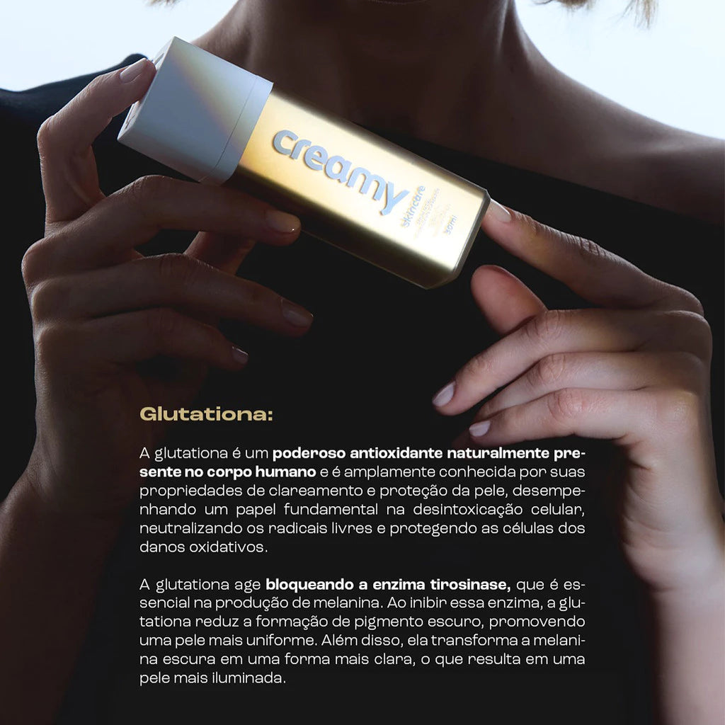 Creamy Skincare Vitamina C Gold Pura – Sérum Antioxidante 30ml
