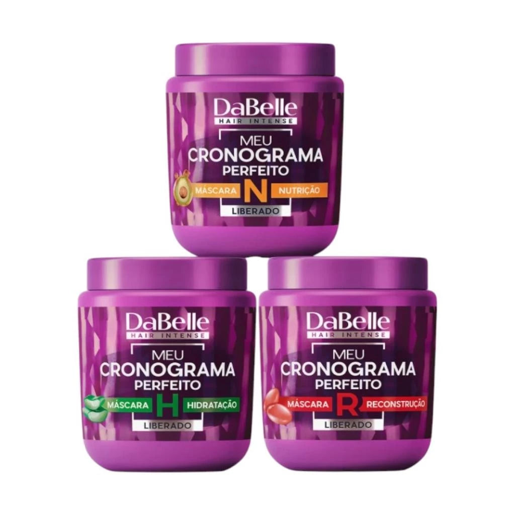 Dabelle Hair Kit - Hair Schedule Mask Hydration Nutrition Reconstruction 400G (3 Masks)