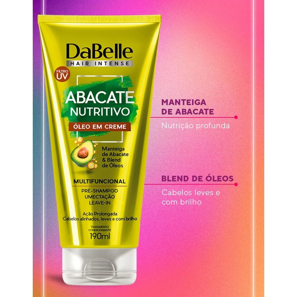 Dabelle Hair Nourishing Avocado Oil Cream & Leave-in Cream 190ml