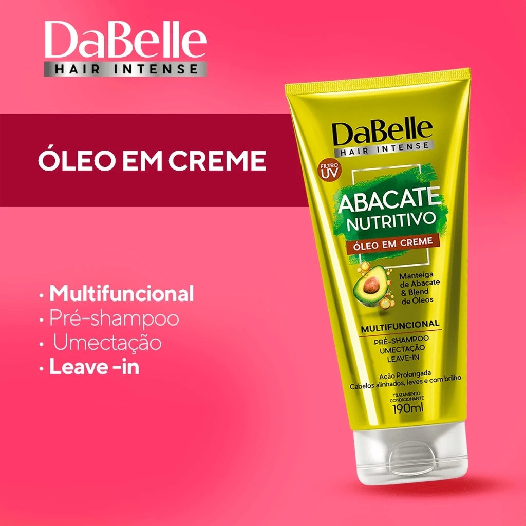 Dabelle Hair Nourishing Avocado Oil Cream & Leave-in Cream 190ml