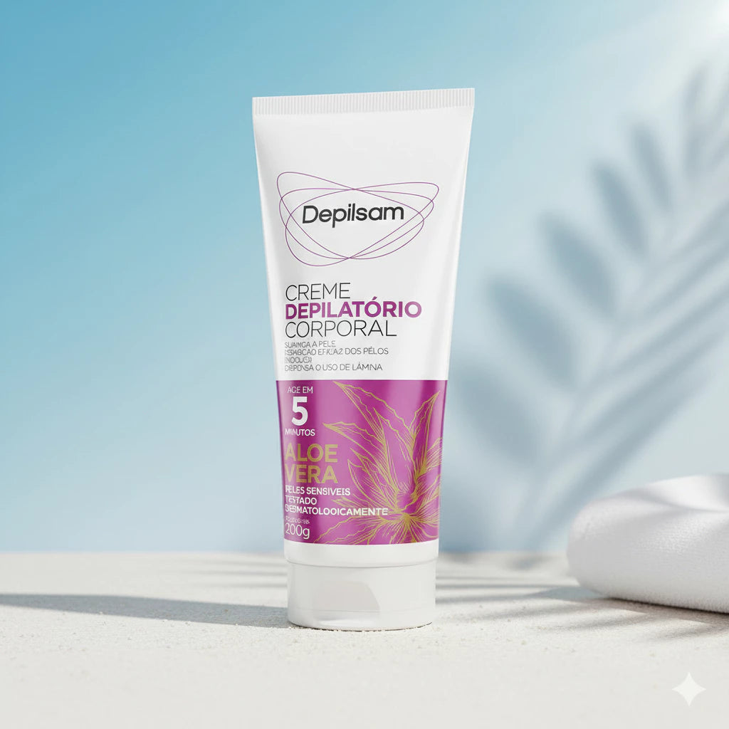 Epilsam Aloe Vera Body Hair Removal Cream 200g