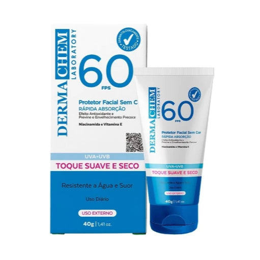 Dermachem Colorless Facial Protector 60 FPS 40g