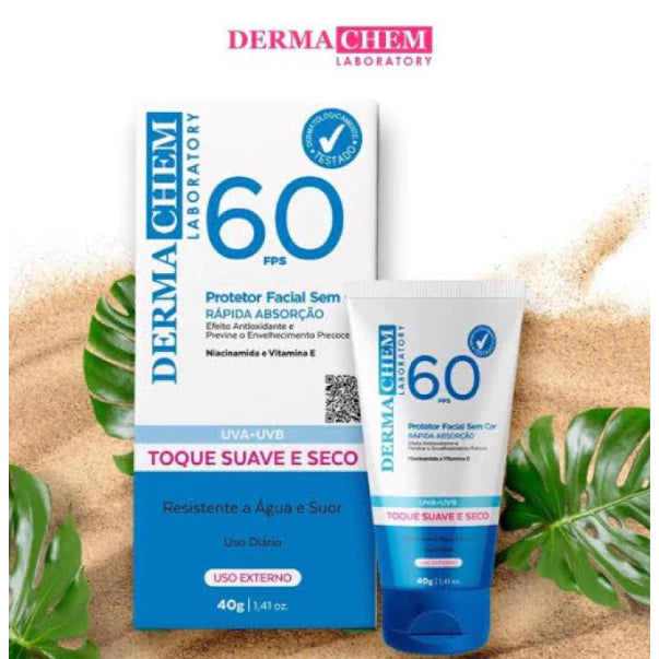 Dermachem Colorless Facial Protector 60 FPS 40g