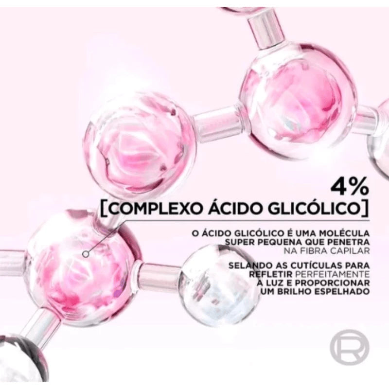 Elseve Glycolic Gloss Kit Shampoo 200ml + Conditioner 200ml + Mask 300g + Leave-in Cream 250ml