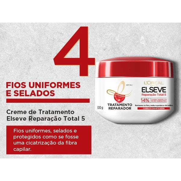 Máscara de Tratamento L’Oréal Paris Elseve Reparação Total 5