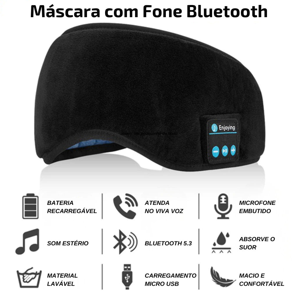 Eye Patch Sleeping Mask Comfortable Bluetooth Headphones
