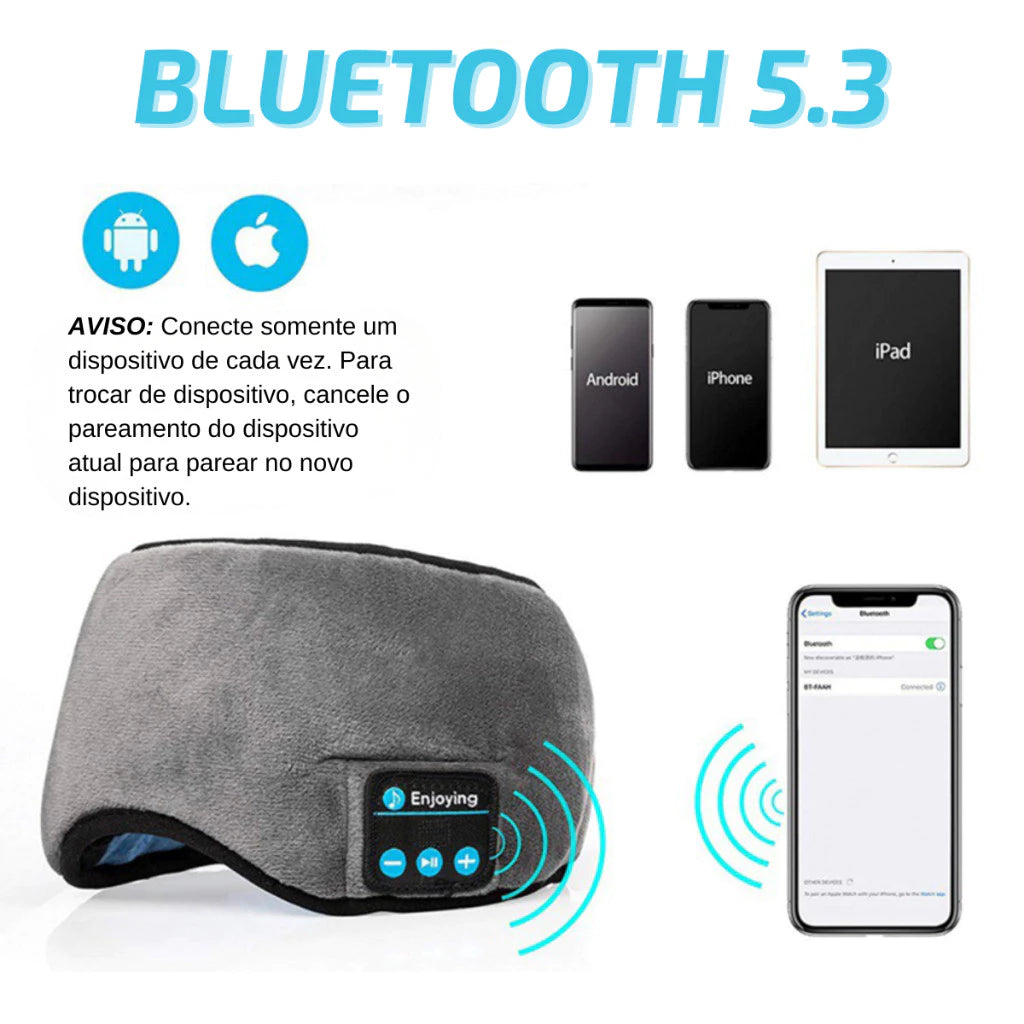 Eye Patch Sleeping Mask Comfortable Bluetooth Headphones