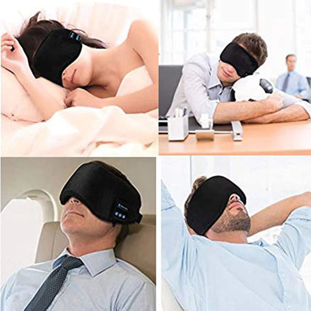 Eye Patch Sleeping Mask Comfortable Bluetooth Headphones
